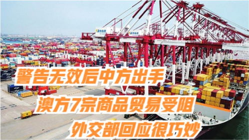 警告无效后中方依法反制，澳方七类商品对华出口受挫，外交部阐明贸易管理立场